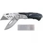 Multitool-Messer KWB 016910 Feststellbares Klingenmesser Schwarz Drop-Point