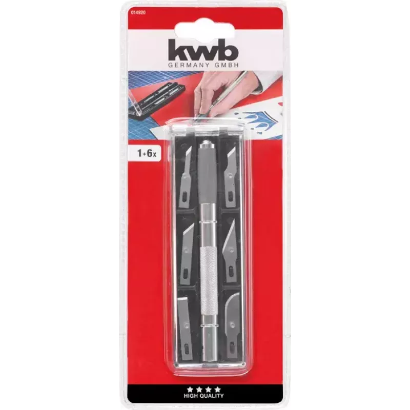 Utility knife KWB 014920 Razor blade knife 5 mm blade width