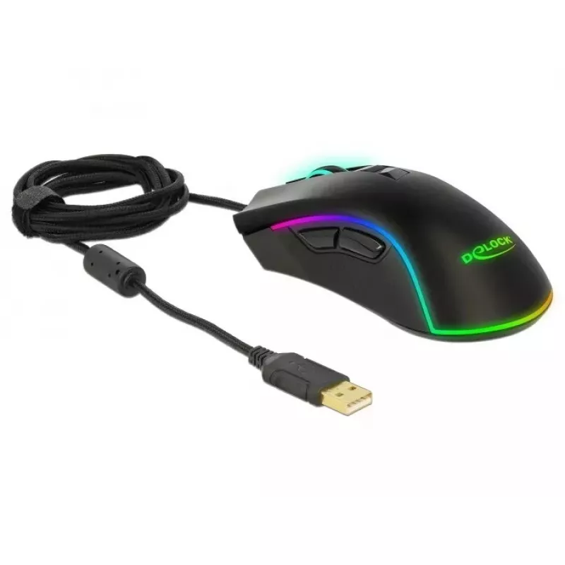 Gaming-Maus DeLOCK 12670 USB Typ-A Optisch 10000 DPI