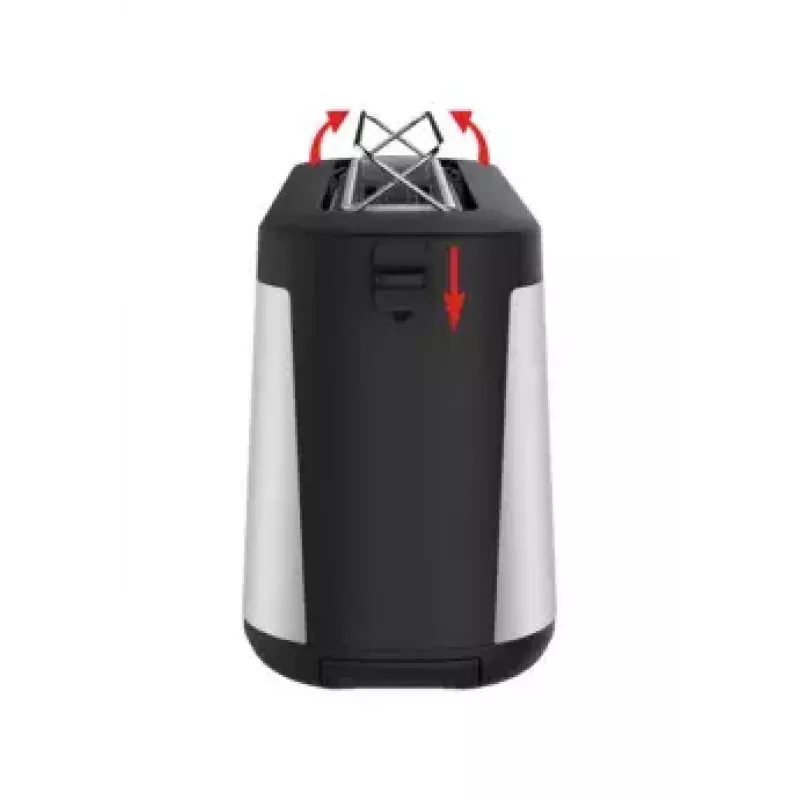 Toaster Tefal TL4308 2 Scheiben 1000 W Schwarz Edelstahl