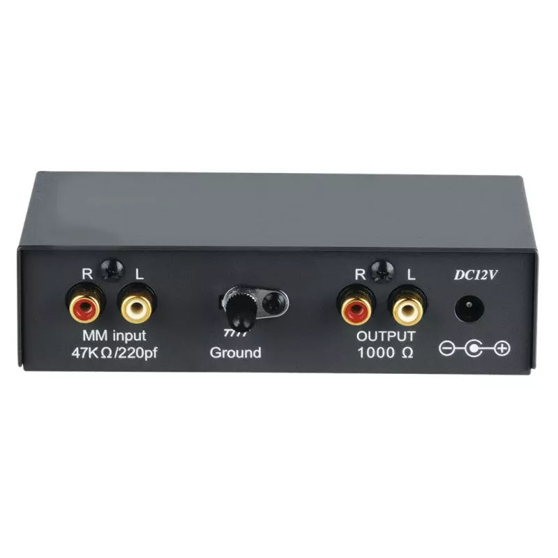 Hama Stereo Phono Vorverstärker PA 005 Schwarz, Silber