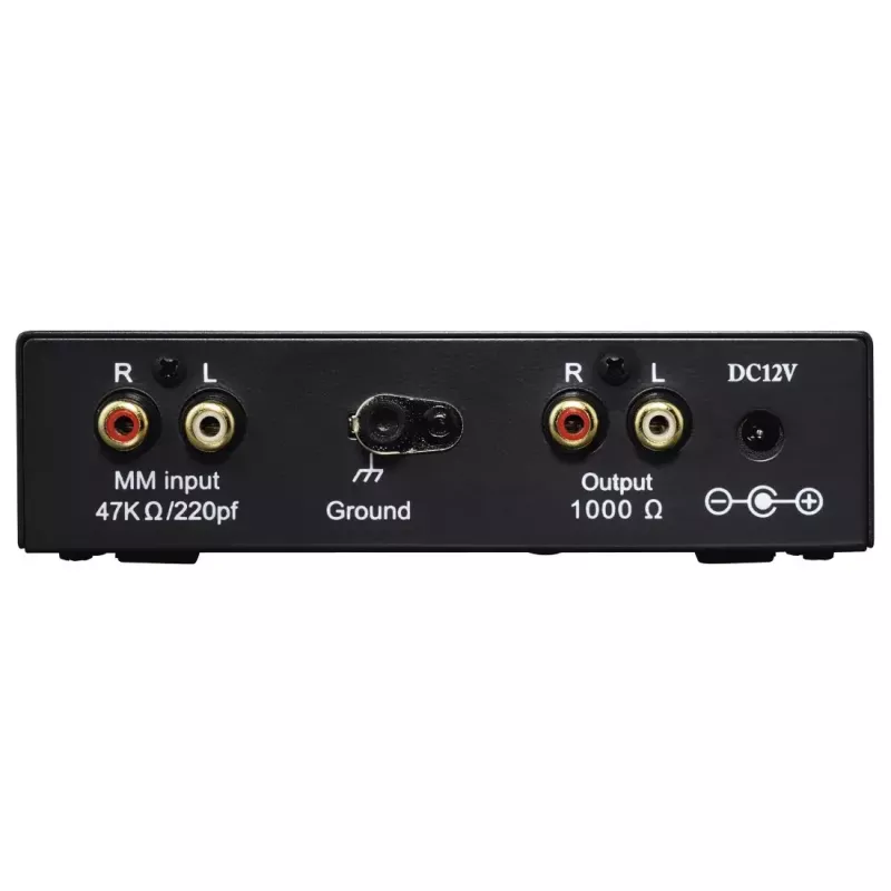 Hama Stereo Phono Vorverstärker PA 005 Schwarz, Silber