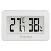 Digitale Wetterstation HAMA 00186363 – Innenthermometer und Hygrometer, Luftfeuchtigkeit 20–95 %, weiß, Batterie CR2025