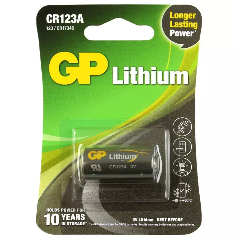 Einwegbatterie GP Batteries 070CR123AEC1