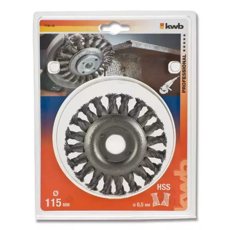 Drahtbürstenrad KWB 719530 11,5 cm