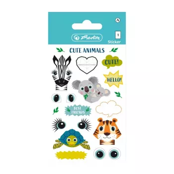 Dekorativer Sticker Herlitz 50040278 Mehrfarbig Tiermotiv Junge/Mädchen