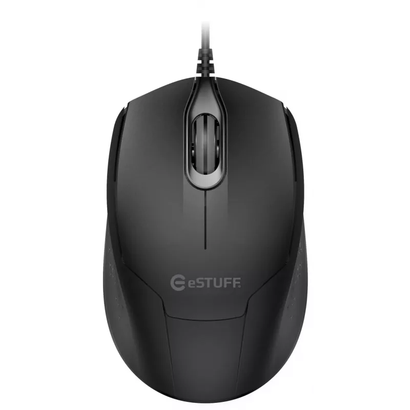 eSTUFF GLB213002 Maus Office Beidhändig USB Typ-A Optisch 1200 DPI