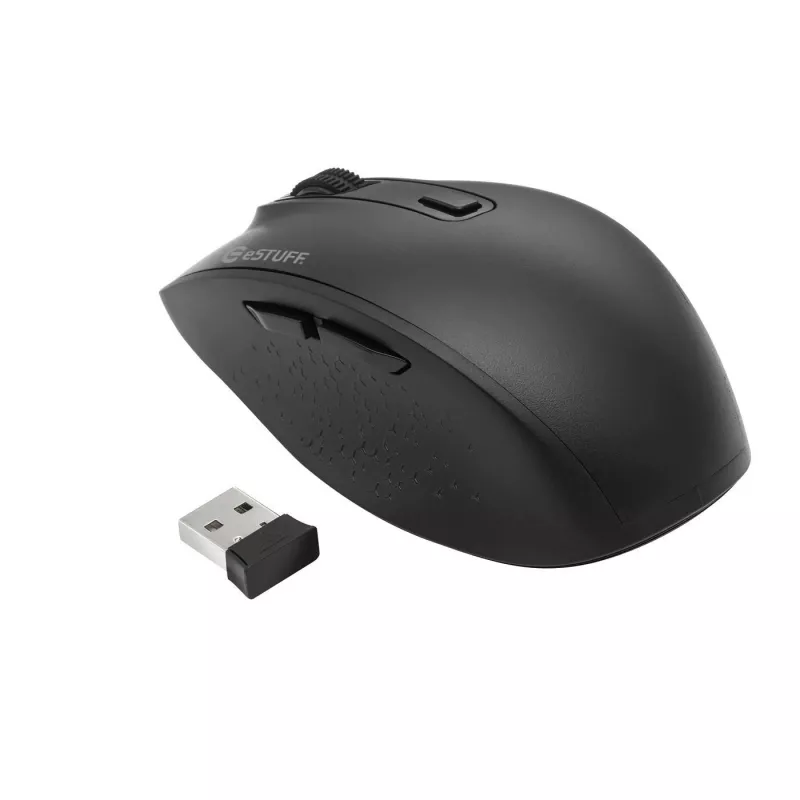 eSTUFF GLB214002 Maus Office Rechtshänder RF Wireless + Bluetooth IR-LED 1800 DPI
