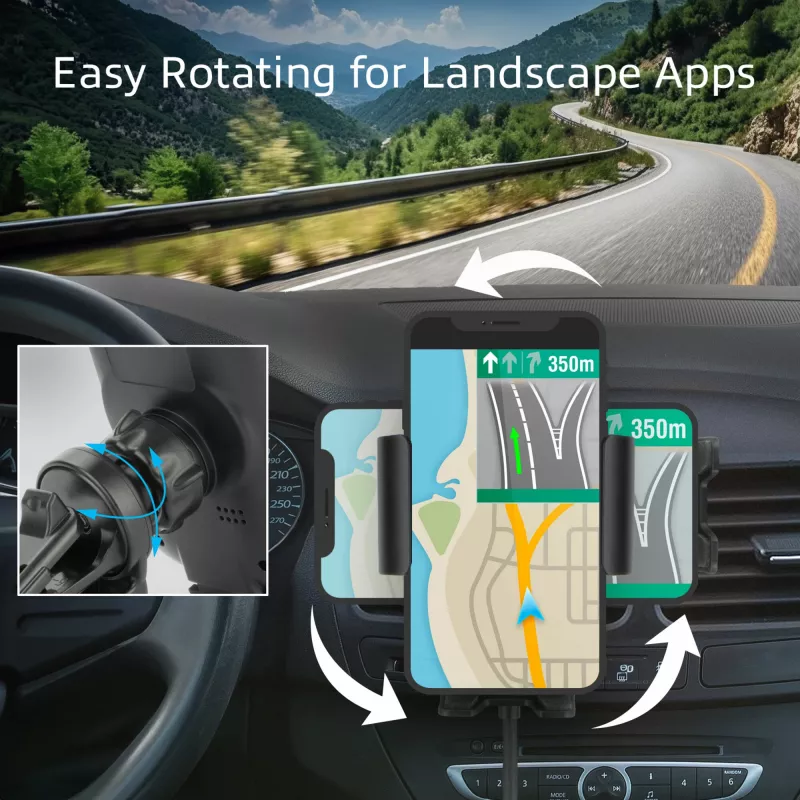ACT Automatische Smartphone-Autohalterung AC9010 mit kabellosem Laden