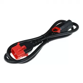 ACT Powercord C13 IEC Lock+ - C14 IEC Lock Dual Locking schwarz 1 m, PC3601