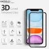 Gehärtetes Glas Displayschutz Kapsolo für iPhone 13 / iPhone 14 Max — gewölbt 9H, passend bis 15,5 cm (6,1 Zoll)