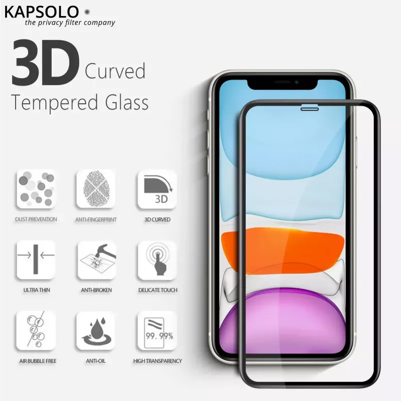 KAPSOLO Gehärtetes GLAS iPhone 14 Pro Max 9H Schutz