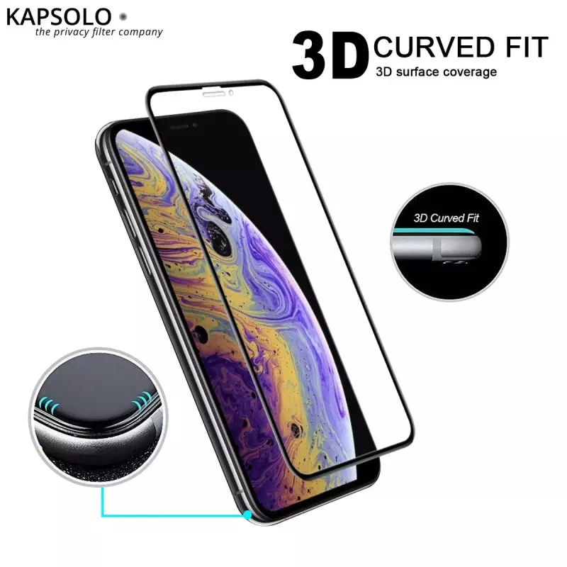 KAPSOLO Gehärtetes GLAS iPhone 14 Pro Max 9H Schutz