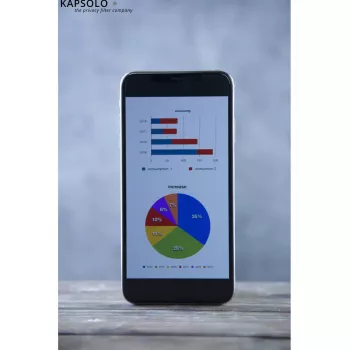 KAPSOLO Gehärtetes GLAS iPhone 14 Pro Max 9H Schutz