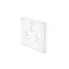 Hama 00205317 Satellitenantennen-Zubehör Weiß Kunststoff