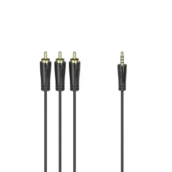 Hama 00205154 Audiokabel 1,5 m 3,5 mm 3 x RCA Schwarz