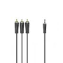 Hama 00205154 Audiokabel 1,5 m 3,5 mm 3 x RCA Schwarz
