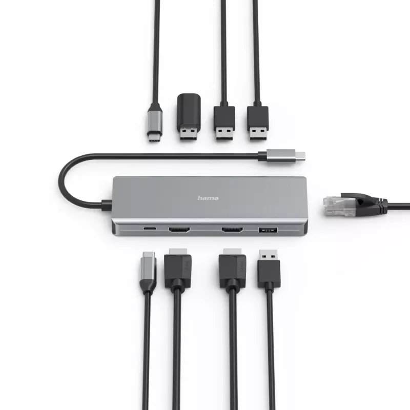 Hama CONNECT2Media USB Type-C 5000 Mbit/s Anthrazit