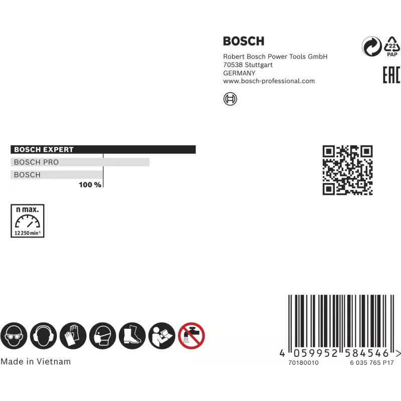 Bosch 2 608 901 391 Rotationswerkzeug Schleif-/Schleifmittel Trennscheibe