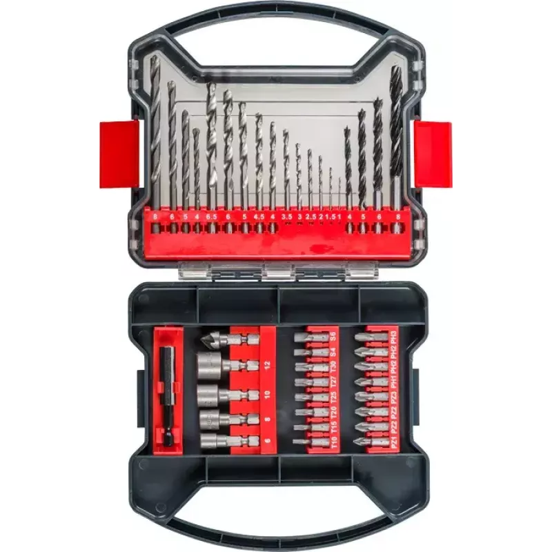 Schraubendreher-Bitsatz KWB 109104 41-tlg. Phillips Pozidriv Torx