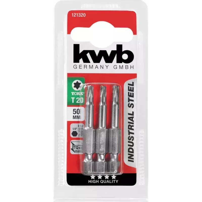 Bohrersatz KWB 121325 3 Stück Edelstahl 50 mm Länge