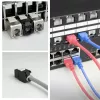 ACT Keystone Jack RJ45 CAT6 ungeschirmt werkzeuglos mit Shutter, schwarz
