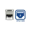 ACT Keystone Jack RJ45 CAT6 geschirmt werkzeuglos mit Shutter silber-weiß