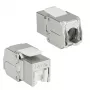 ACT Keystone-Buchse RJ45 CAT6A geschirmt werkzeuglos mit Staubschutzkappe