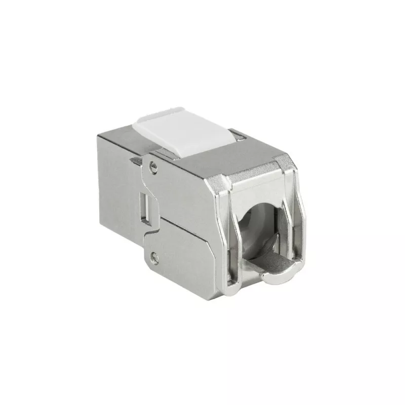 ACT Keystone-Buchse RJ45 CAT6A geschirmt werkzeuglos mit Staubschutzkappe