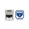 ACT Keystone-Buchse RJ45 CAT6A geschirmt werkzeuglos mit Staubschutzkappe