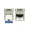 ACT Keystone-Buchse RJ45 CAT6A geschirmt werkzeuglos mit Staubschutzkappe