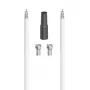 Koaxialkabel Hama 00205041 10 m Weiß Anschluss 1 Koaxial Anschluss 2 Koaxial