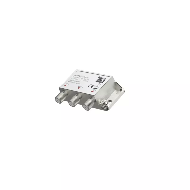 Satelliten-Multischalter Hama 00205289 2 Eingänge 1 Ausgang 20 dB