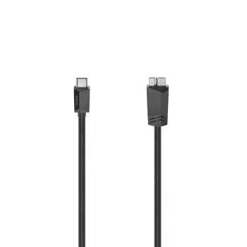 Hama 00200654 USB-Kabel USB 3.2 Gen 1 (3.1 Gen 1) 0,25 m USB-C Micro-USB A Schwarz