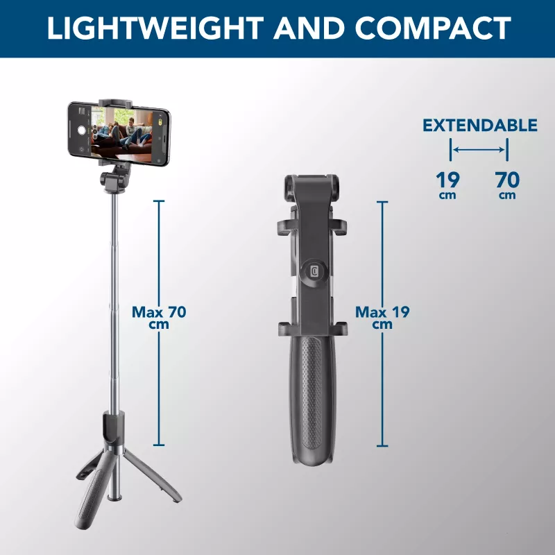 Cellularline Freedom - Universal Tripod Bluetooth® selfie stick