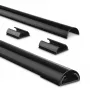 Hama 00220990 Kabelorganizer Universal Kabelkanal Schwarz 1 Stück