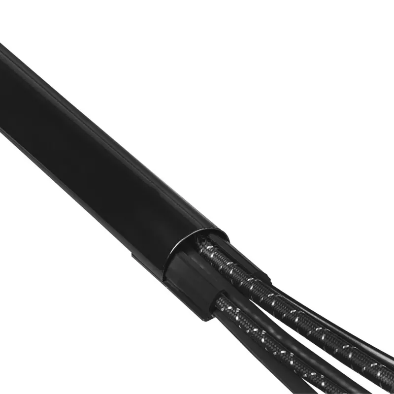 Hama 00220990 Kabelorganizer Universal Kabelkanal Schwarz 1 Stück