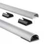 Hama 00220991 Kabel-Organizer Universal Kabelkanal Silber 1 Stück