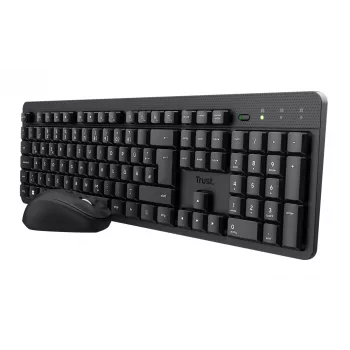 Trust TKM-360 Tastatur Maus enthalten Büro RF Wireless QWERTZ Deutsch Schwarz