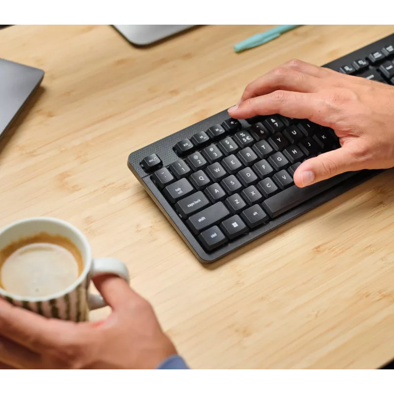 Trust TKM-360 Tastatur Maus enthalten Büro RF Wireless QWERTZ Deutsch Schwarz