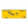 DeLOCK USB Laser Presenter kabellos USB RF Fernbedienung roter Laserpointer