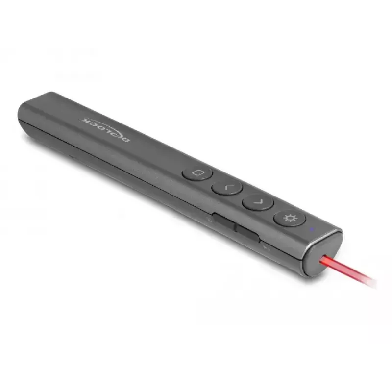 DeLOCK USB Laser Presenter kabellos USB RF Fernbedienung roter Laserpointer