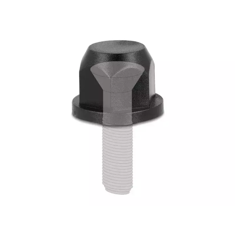 DeLOCK M12 Gewindeschutzkappe schwarz 2 Stück Nylon