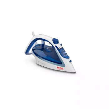 Tefal Easygliss 2 FV5736E0 Bügeleisen Dampfbügeleisen Durilium Airglide-Bügelsohle 2500 W Blau, Weiß