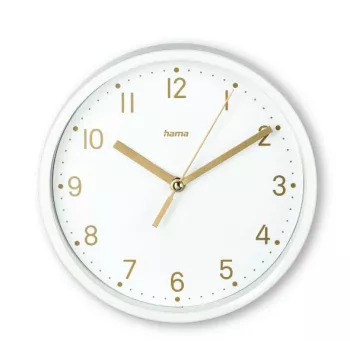 Hama 00185869 Wand-/Tischuhr Analoguhr Rund Weiß