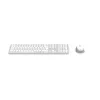 Hama WKM-550 Tastatur Maus inklusive Home/Office RF Wireless + Bluetooth QWERTZ Deutsch Grau, Weiß