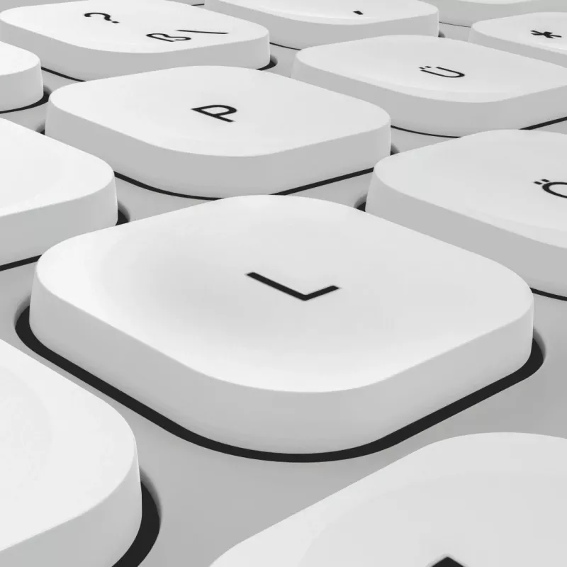 Hama WKM-550 Tastatur Maus inklusive Home/Office RF Wireless + Bluetooth QWERTZ Deutsch Grau, Weiß