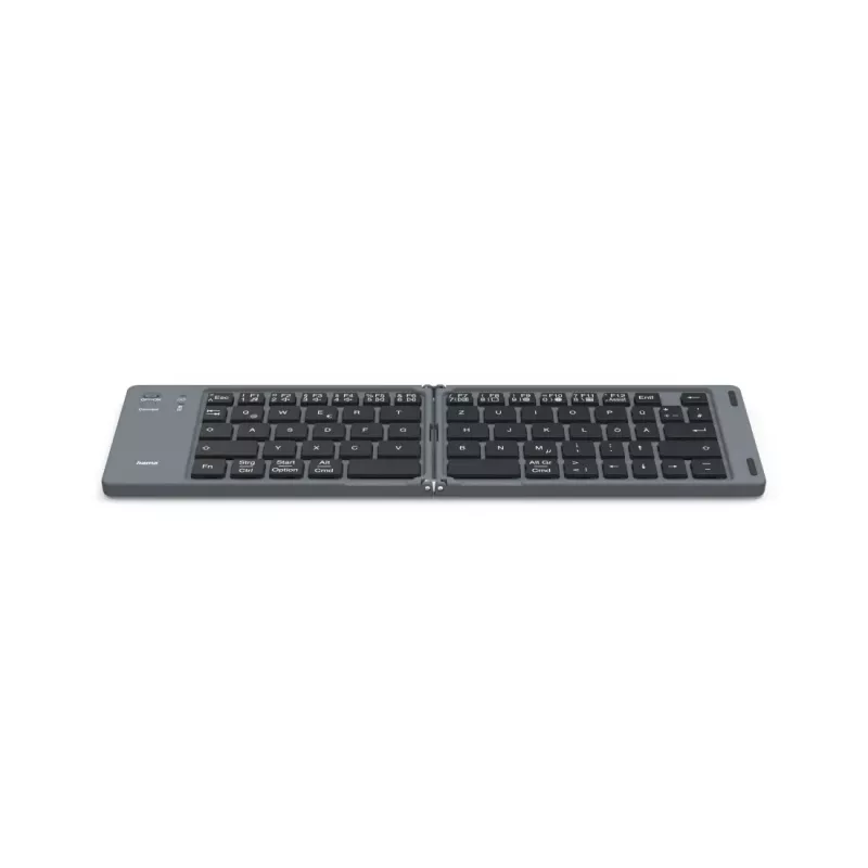 Hama Travel 450 QWERTZ German Bluetooth Schwarz, Dunkelgrau