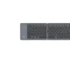 Hama Travel 450 QWERTZ German Bluetooth Schwarz, Dunkelgrau