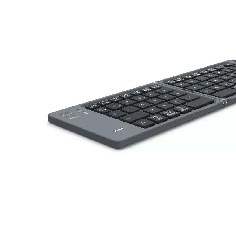 Hama Travel 450 QWERTZ German Bluetooth Schwarz, Dunkelgrau